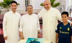 روتانا تحتفل بميلاد فنان العرب بعد عودته من العلاج